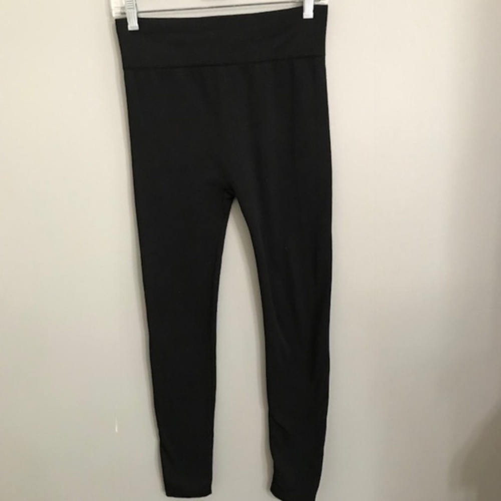 Black One Size Fits All Stretch Leggings